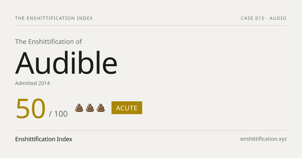 Audible severity card